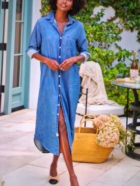 FRANK & EILEEN Rory Famous Denim Shirtdress